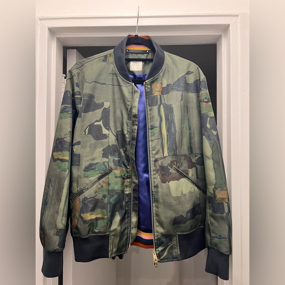 Paul Smith camouflage bomber jacket